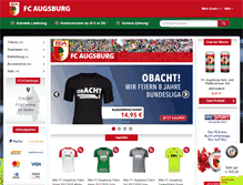 Tablet Screenshot of fca-fanshop.de